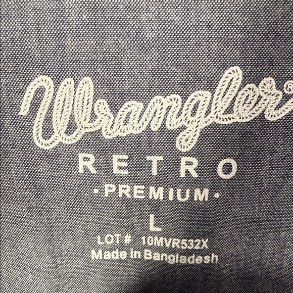 Wrangler Dark black Casual Button Down Shirt - Picture 2 of 5